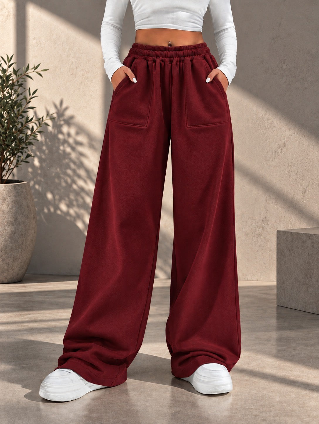 Wide leg pants