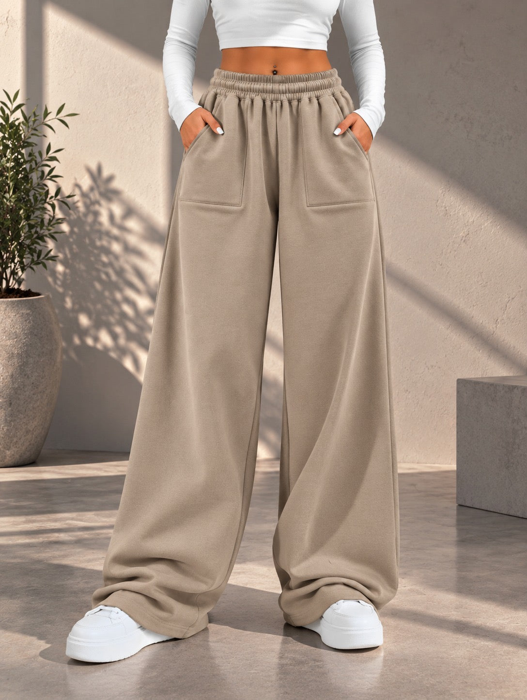 Wide leg pants
