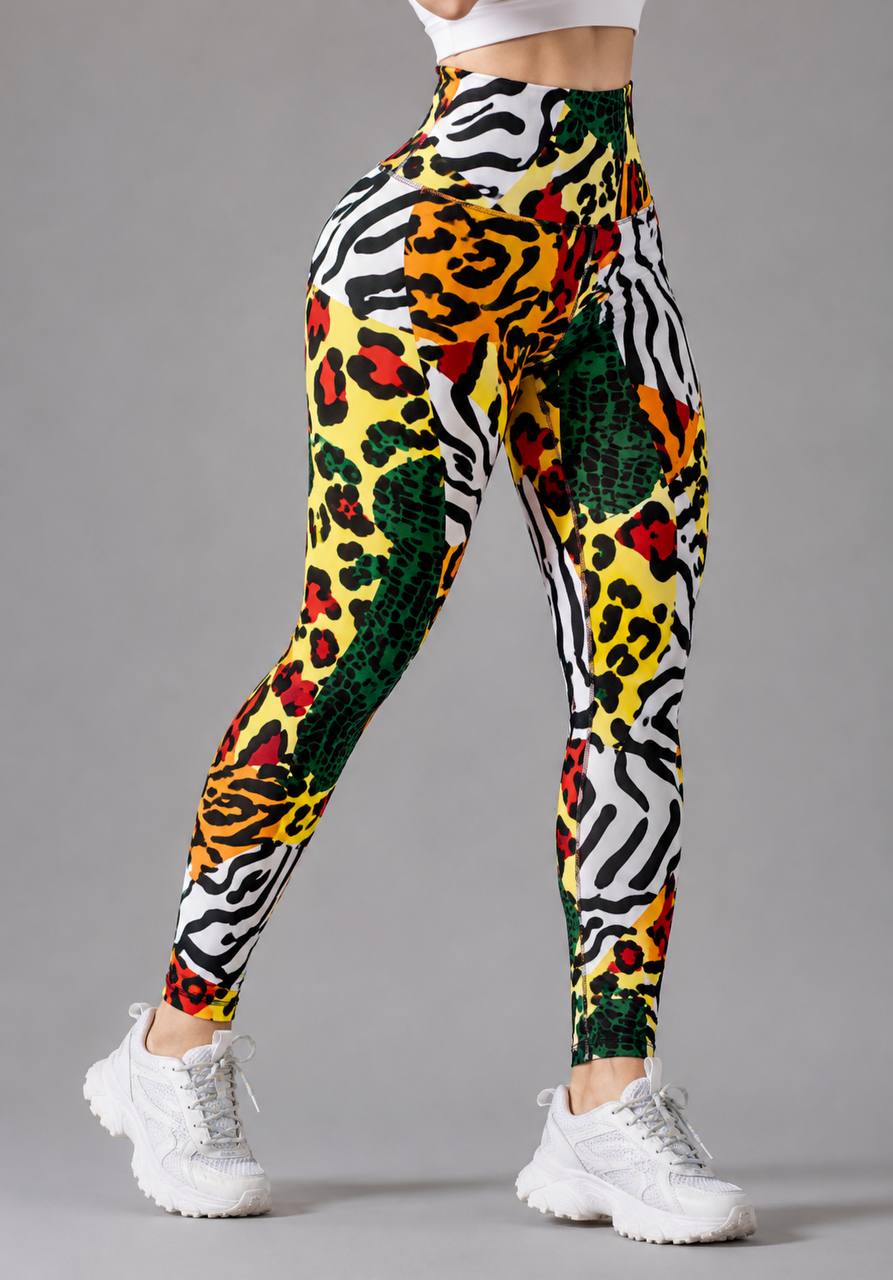 High Waist printed Legging