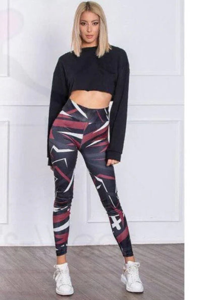 High Waist printed Legging